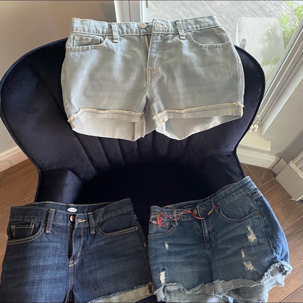Girls size 16 shorts. Bundle of 3 shorts.  2 old navy shorts / 1 Lucky Brand